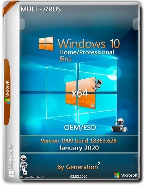Windows 10 Home/Pro x64 1909