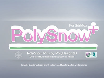 PolyDesign3D - PolySnow Plus for 3ds Max 2016-2022