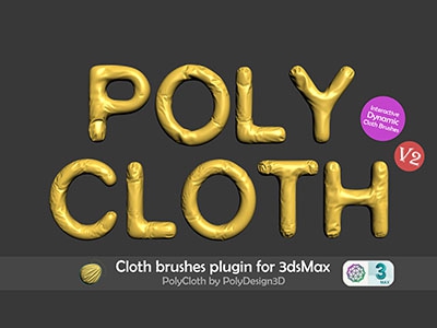 PolyDesign3D - PolyCloth for 3ds Max 2016-2022