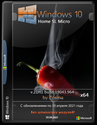 Windows 10 HomeSL x64 Micro 21H1