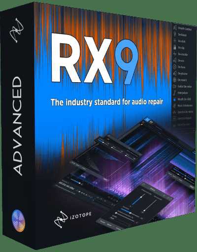 iZotope - RX 9 Audio Editor Advanced Standalone AAX x64